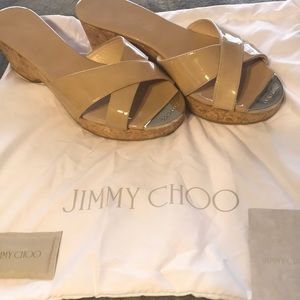 Jimmy Choo Pana Wedge Sandals